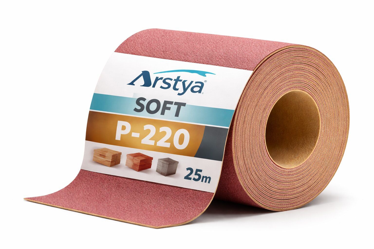 גליל 25 מטר ארסטה SOFT P-220 נייר ליטוש