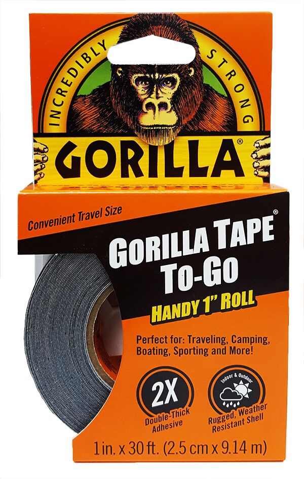 gorilla_handyroll סרט הדבקה / חבלה שחור 25ממ
