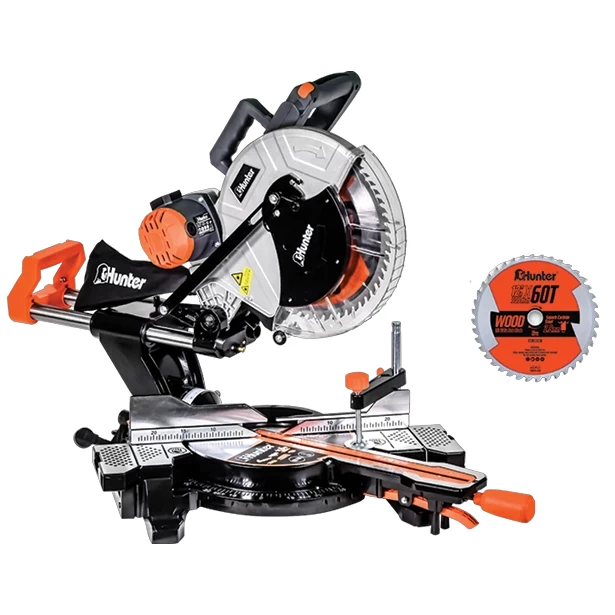 100613-009-12-משור-גרונג-פנדל-מנוע-עליון-עם-לייזר-10 מסור גרונג פנדל 12 אינץ' עם לייזר של Hunter דגם 100613-009 כולל להב לחיתוך עץ